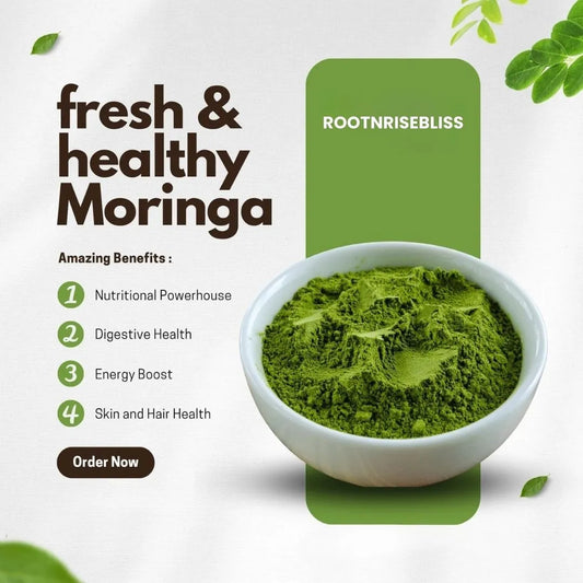 Benefits of Moringa Leaf Powder, Easily Mixes in Drinks & Smoothies